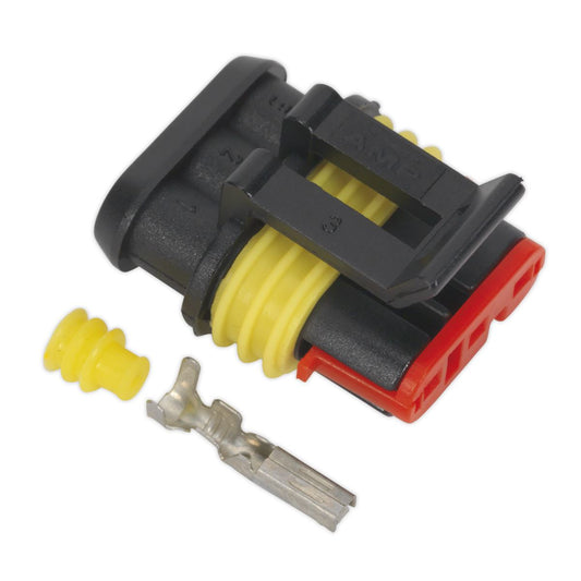 Sealey Superseal Female Connector 3-Way Pack of 5 SSC3F