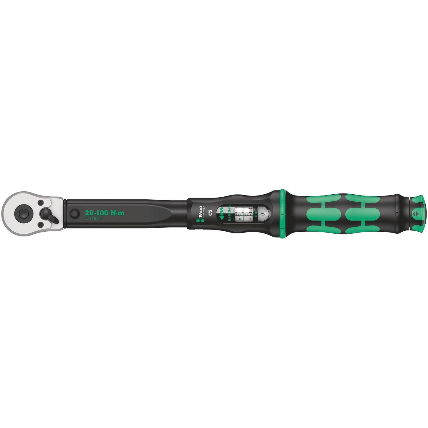 Wera Click Torque C 2 Torque Wrench/Spanner 20 - 100Nm 1/2"  Sq. 075621