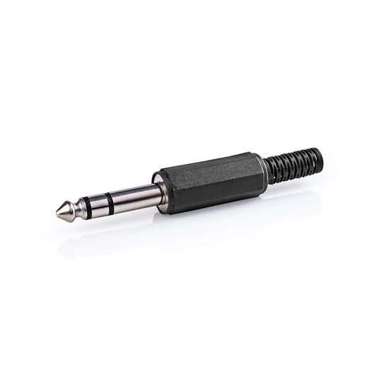 Nedis Jack Connector Stereo 6.35mm Male 25 pieces Black CAVC23900BK