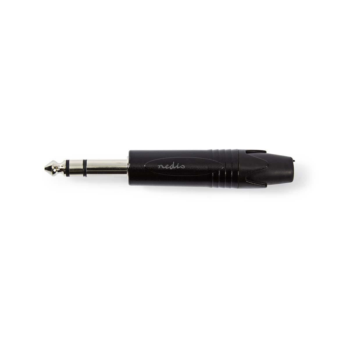 Nedis Audio Connector Stereo 6.35mm Male Black COTP23901BK