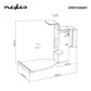 Nedis Speaker Wall Mount For Sonos® PLAY:5-Gen2 Tiltable and Rotatable Max. 7 kg - SPMT5500WT
