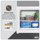 Baridi Mini Tabletop Fridge/Freezer, 31L Capacity - White DH254