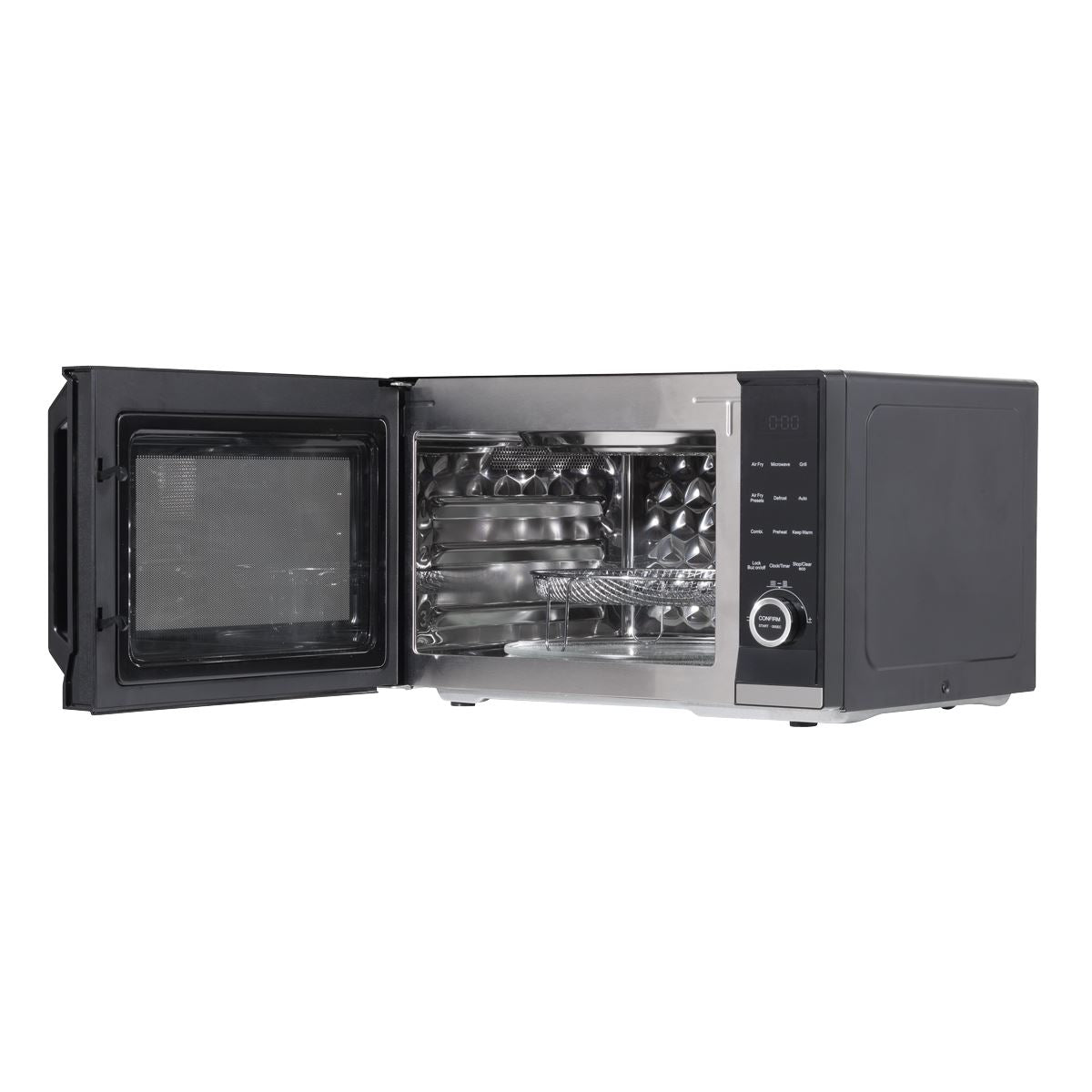 Baridi 7-in-1 Air Fryer Microwave & Grill, 28L Capacity - Black DH277