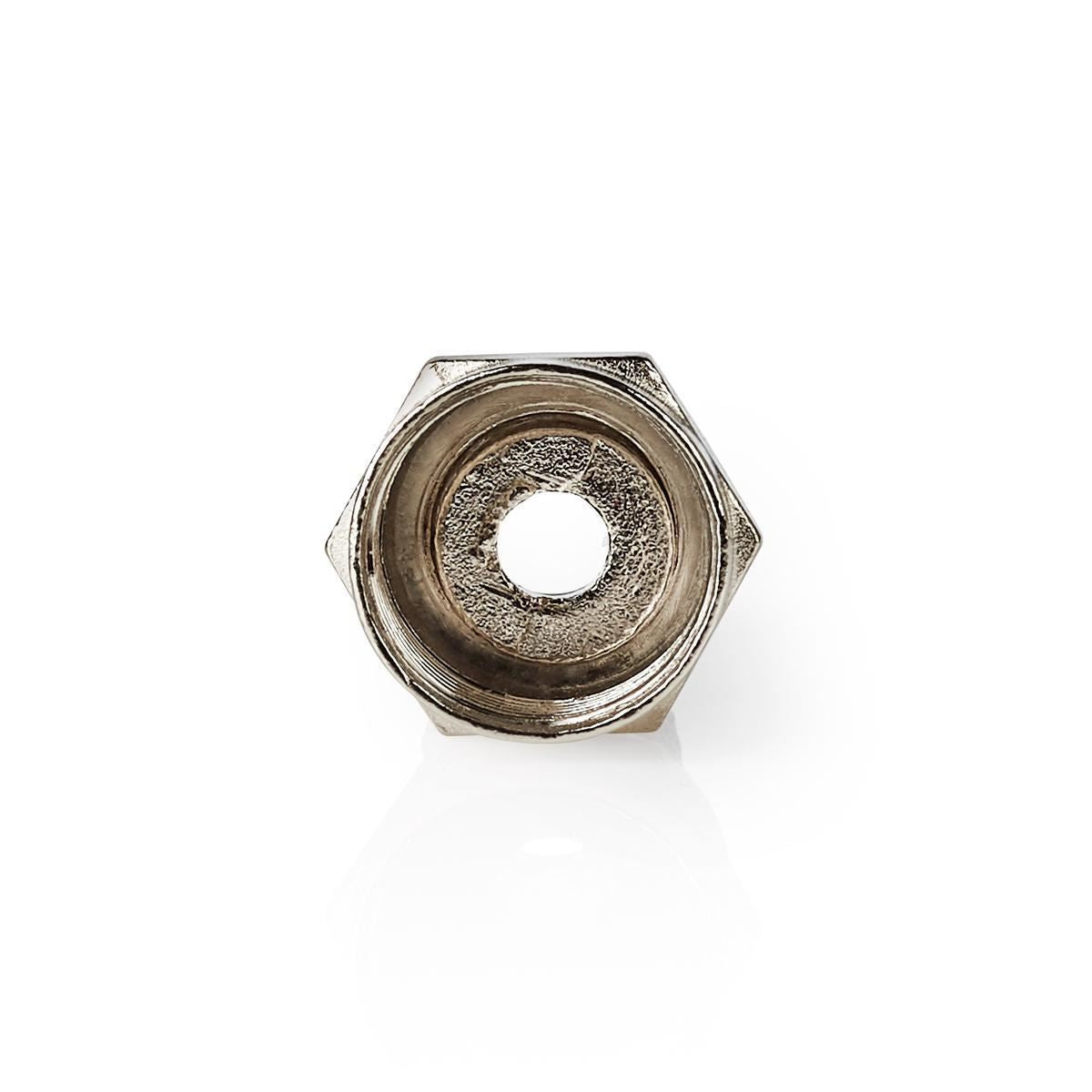 Nedis F Connector Male For 5.0mm Coaxial Cables 25 pieces Metal - CSVC41906ME