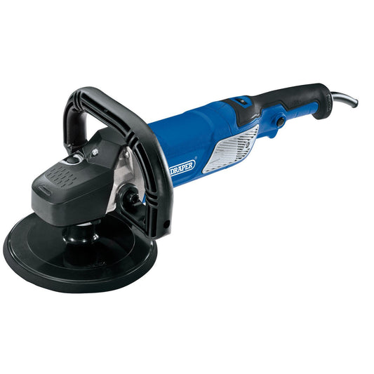 Draper 56680 Electric 6 Speed 180mm 7" 1200w Polisher Buffer & Polishing Bonnet