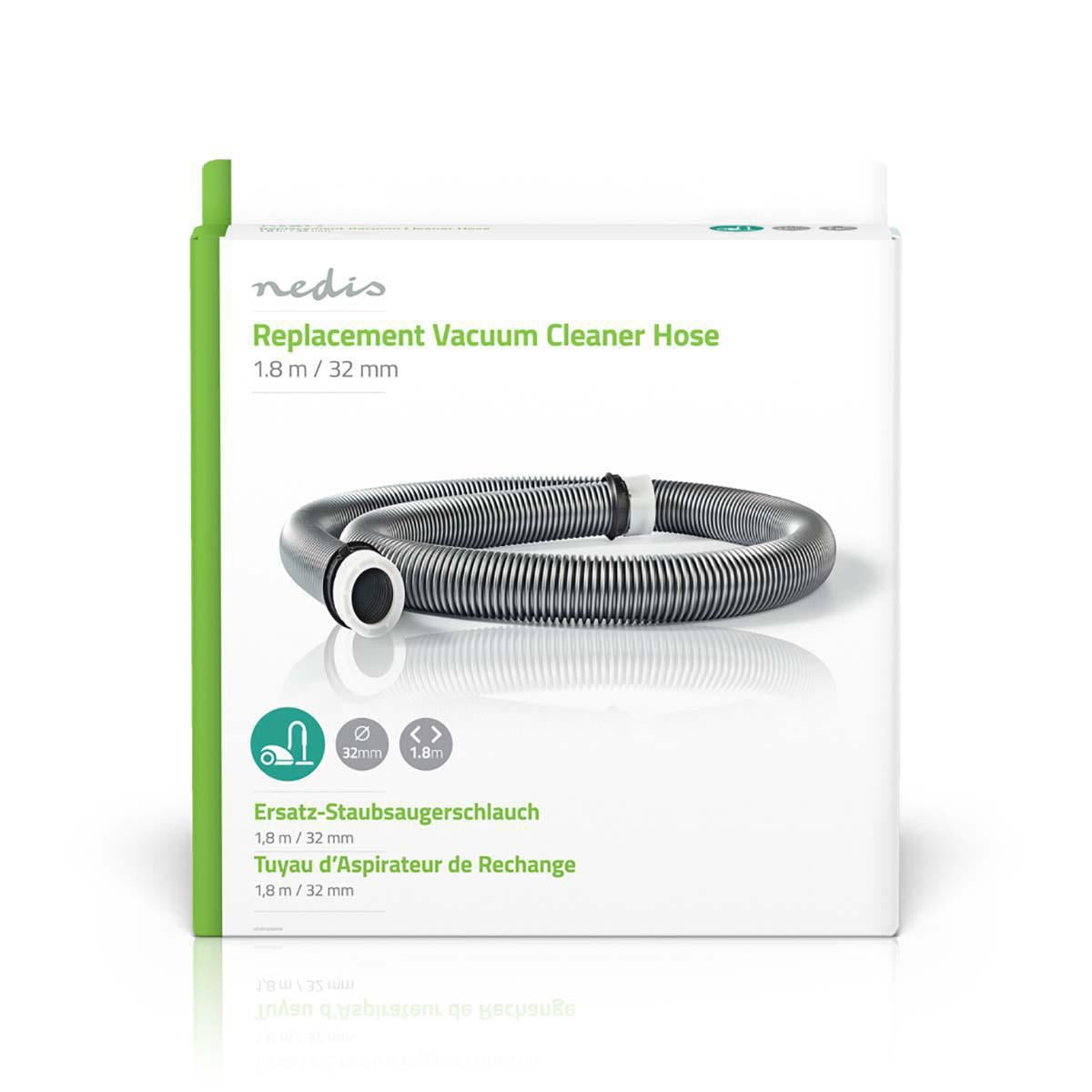 Nedis Vacuum Cleaner Hose 32mm 1.8m Polybag VCHO11032GY18