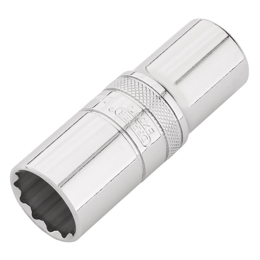 Draper Expert HI-TORQ 12-Point Metric Deep Socket, 1/2" Sq. Dr., 21mm