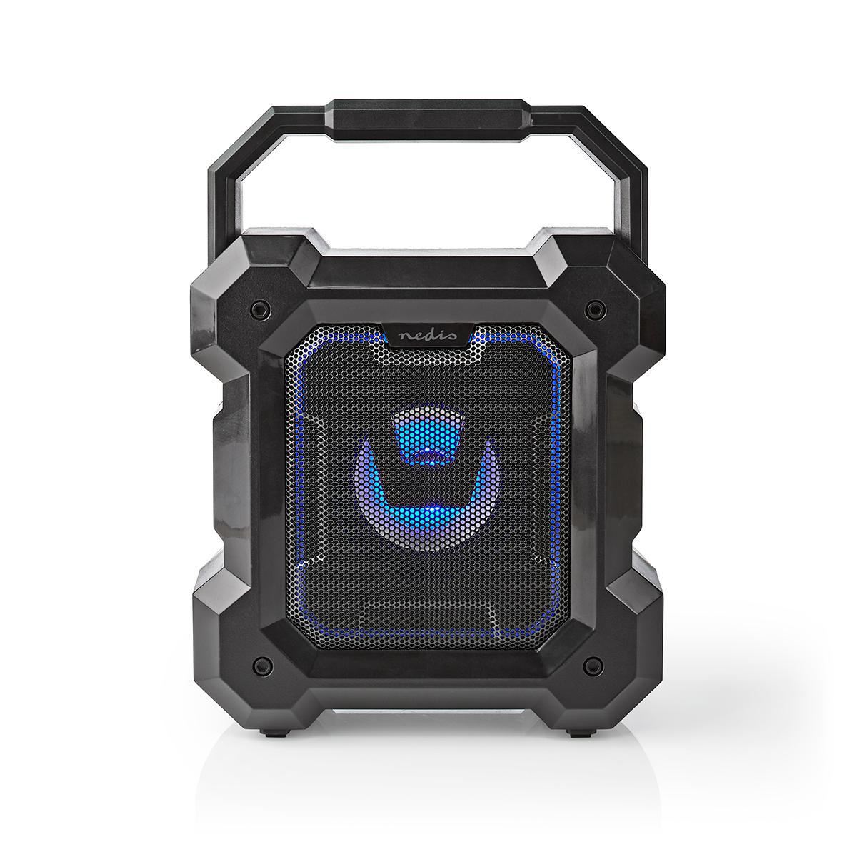 Nedis Bluetooth Speaker Battery play time up to 13 Hours 5W Mono & Microphone - SPBT1003BK