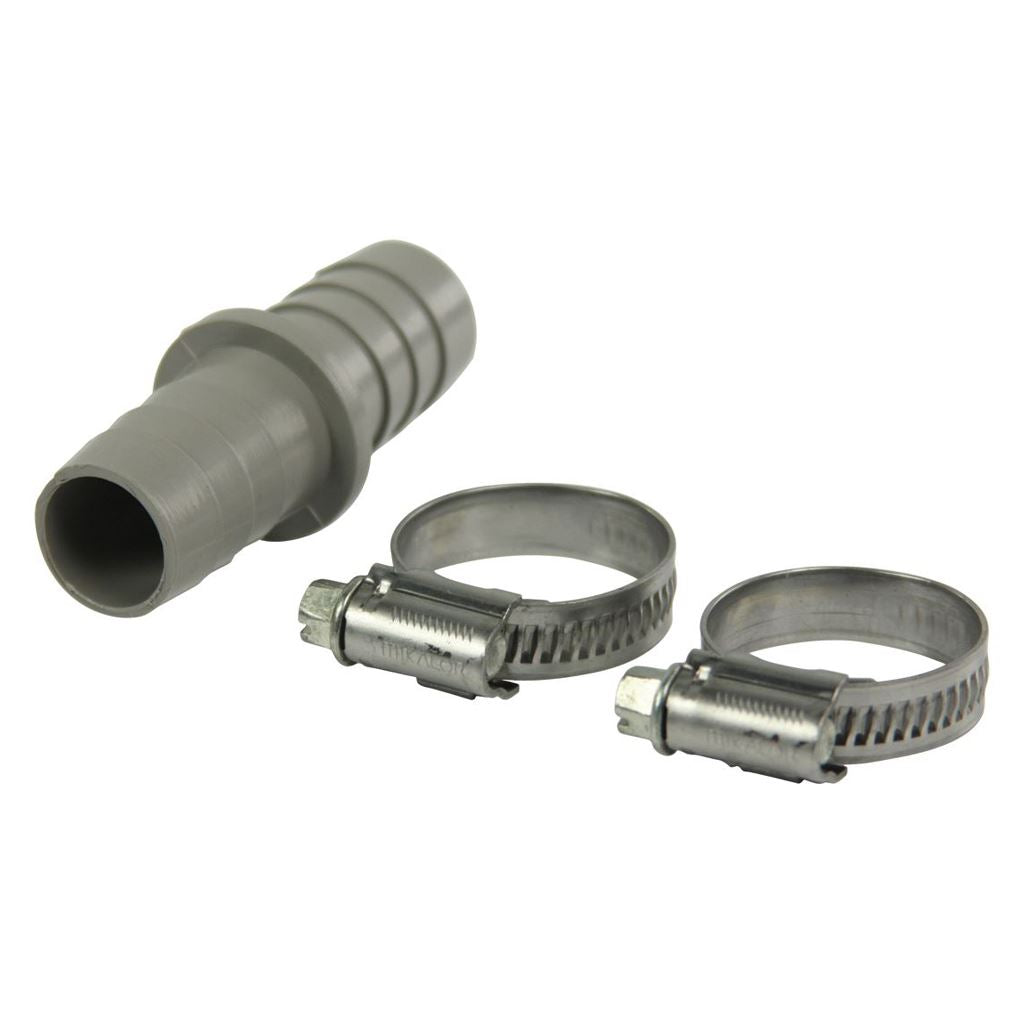 HQ Extension piece + 2 hose clips (16 to 27 mm) 19 x 19 mm - WAEP1919CL