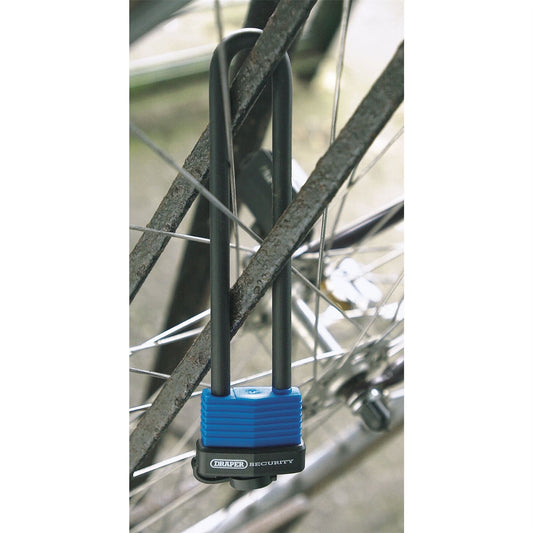 Draper U Bar Extra Long Shackle Lock With 2 Keys 62952