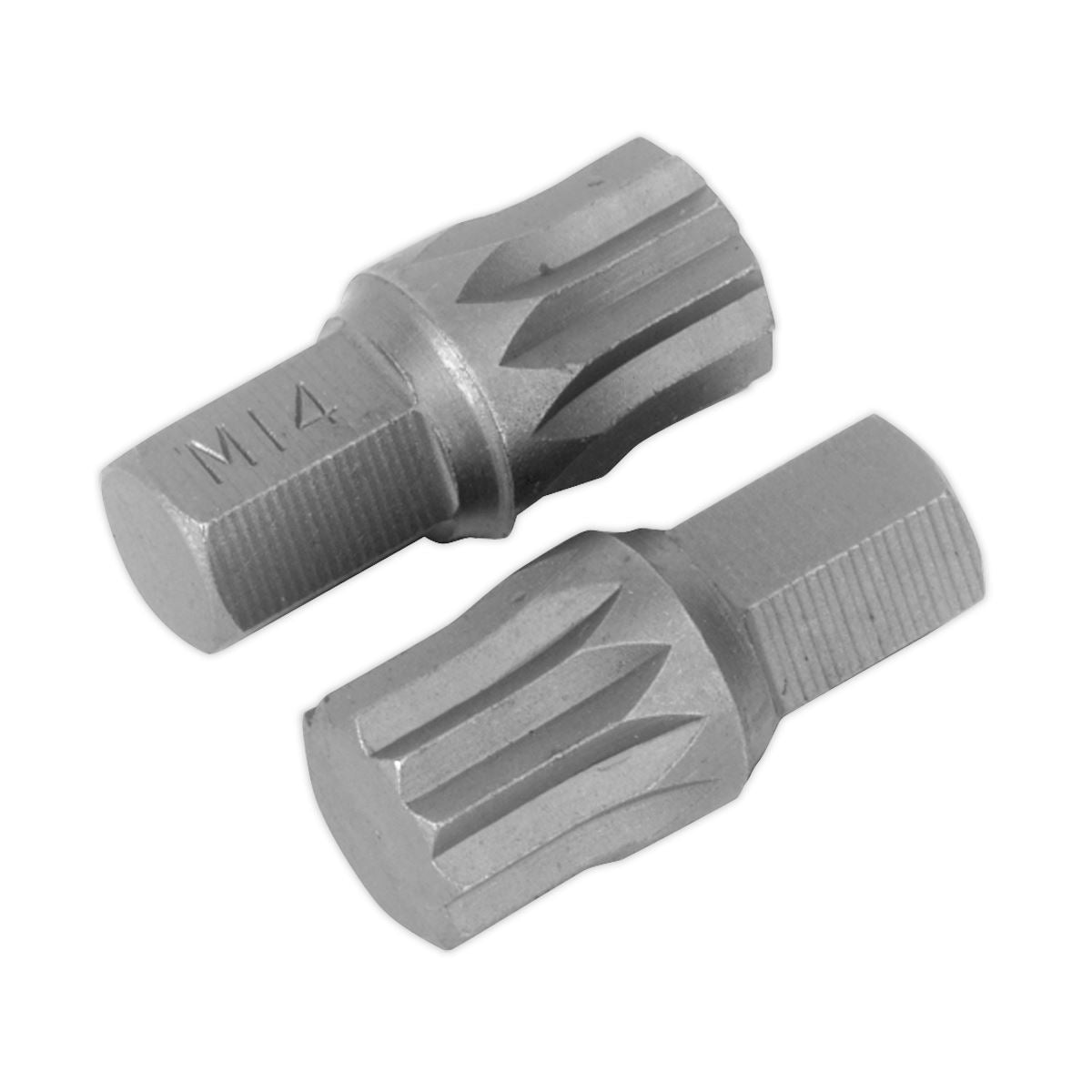 Sealey Spline Bit M14 x 30mm Pack of 2 AK5532