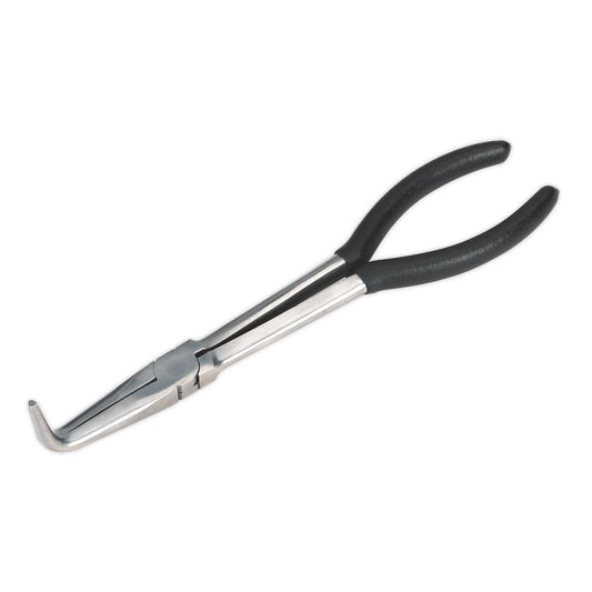 Sealey Needle Nose Pliers 275mm 90 Angle Nose S0435