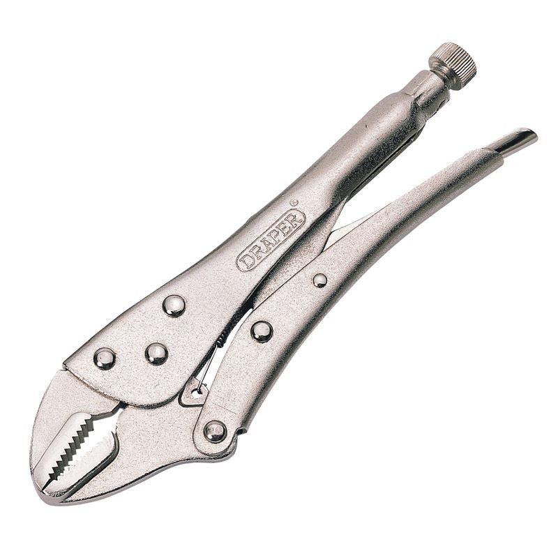 Draper 1x 220mm Straight Jaw Self Grip Pliers Professional Tool 35372