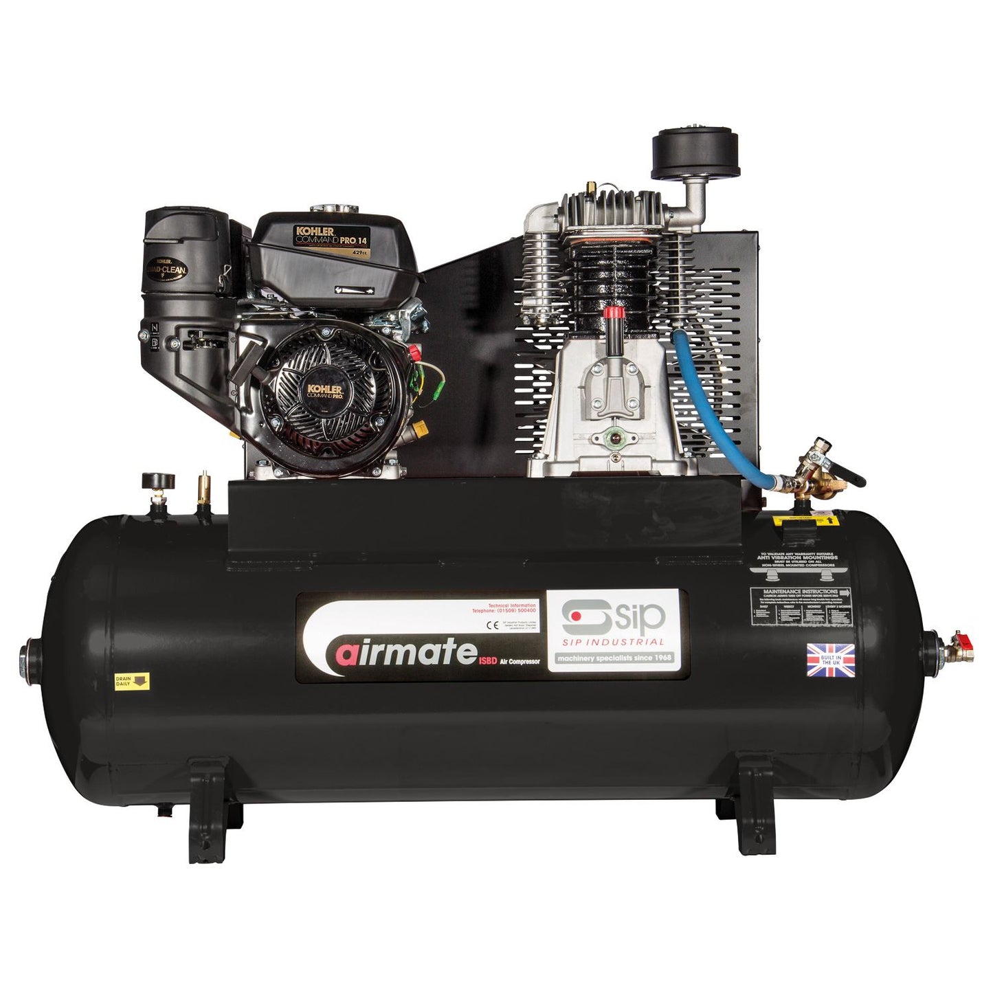 SIP Industrial ISKP7/150ES Industrial Petrol Compressor
