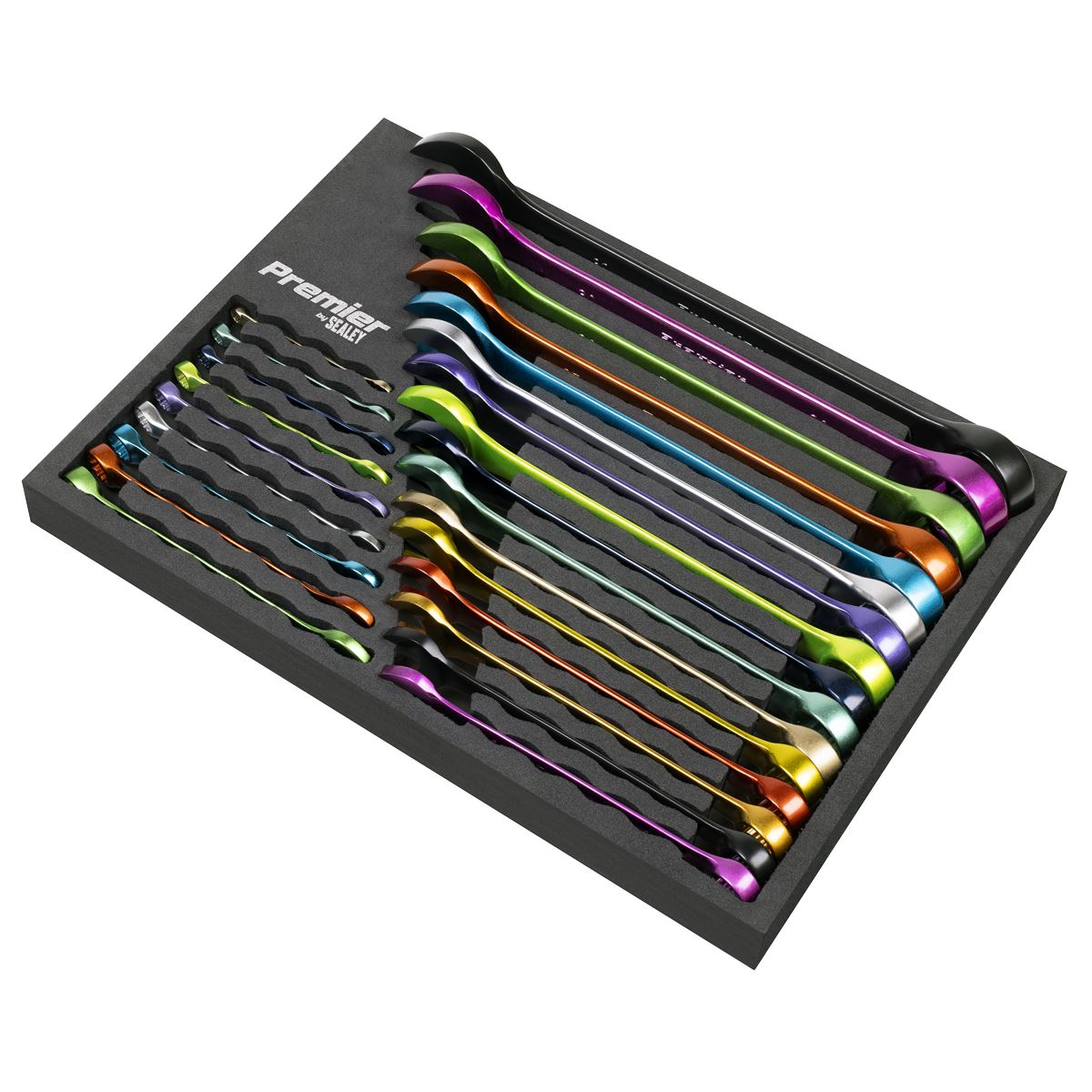 Sealey Premier Multi-Coloured Combination Spanner Set 25pc AK63268