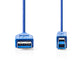 Nedis USB 3.0 Cable A Male to B Male 2m Blue CCGP61100BU20