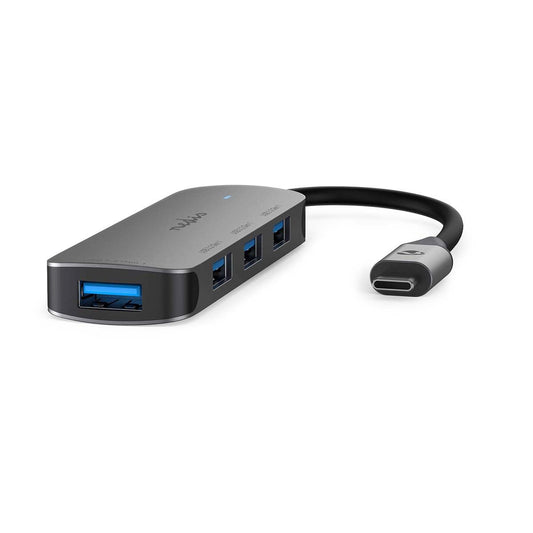 Nedis USB Hub 1xUSB-C 4x USB A Female 4 port(s) USB 3.2 Gen 1 USB Powered 5 Gbps