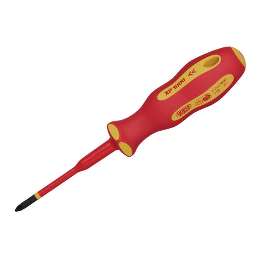 Draper No:1 X 80mm Ergo Plus Slimline Pz Type Vde Screwdriver - 02165