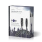 Nedis Digital DMX Cable 110 Ohm XLR 3-Pin Male to XLR 3-Pin Female 10m Grey - COTG15012GY100
