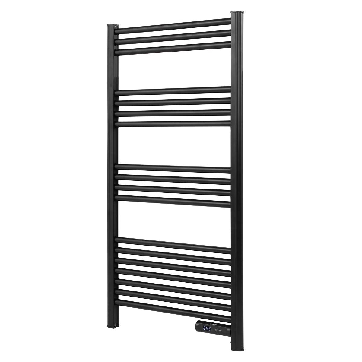 Baridi Electric Heated Towel Rail 1085 x 535mm with LED Display � Black DH371