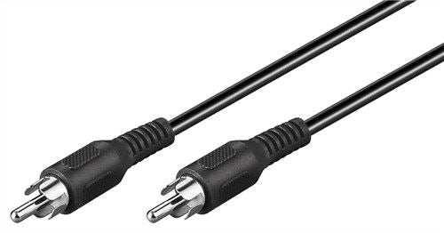 Goobay RCA connection cable 2m RCA male to RCA male 2m (50038)
