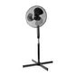 Nedis Stand Fan 40cm 3-Speed Oscillation 40W Adjustable height Shut-off Timer - FNST15CBK40
