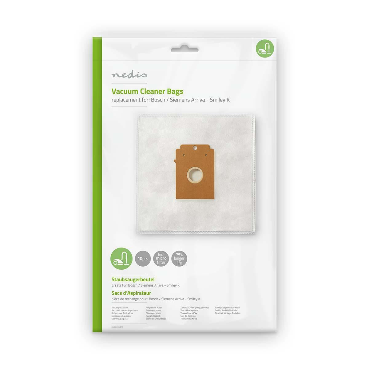 Nedis Vacuum Cleaner Bag Bosch/Siemens Arriva to Smiley K DUBG120SIB10