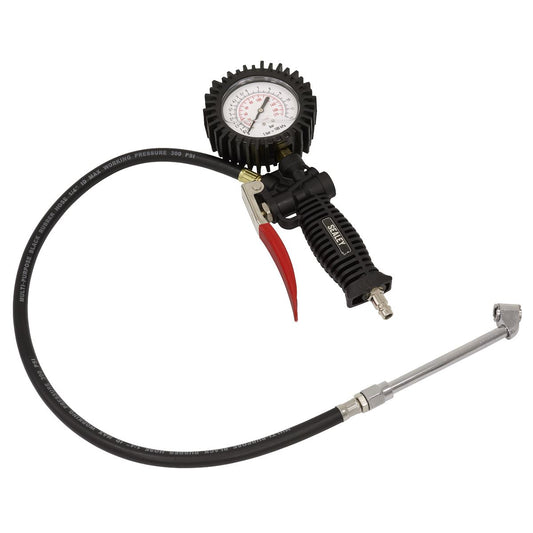 Sealey Tyre Inflator with Push-On Connector SA9314