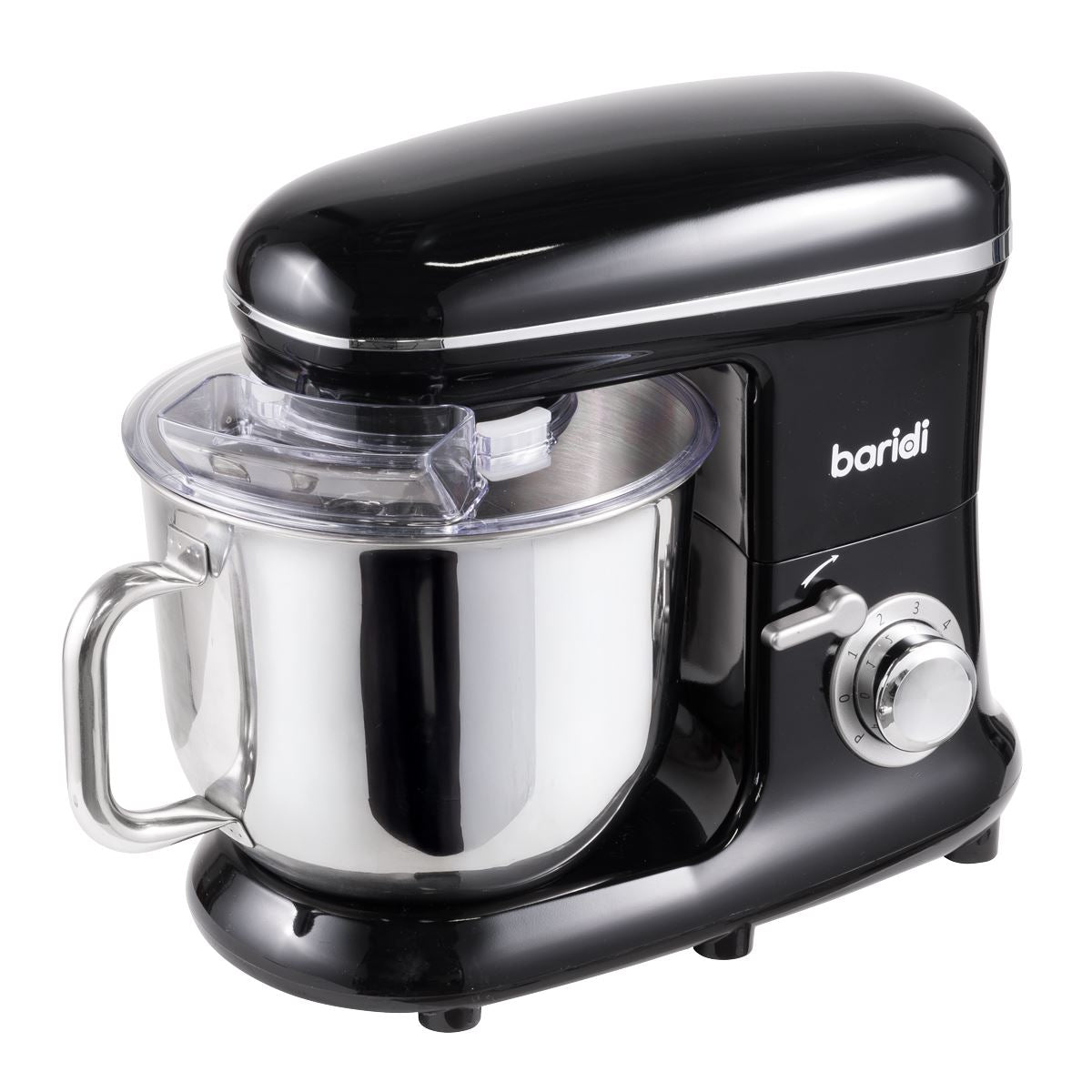 Baridi 1500W Stand Mixer with Accessories 6L - Black DH173