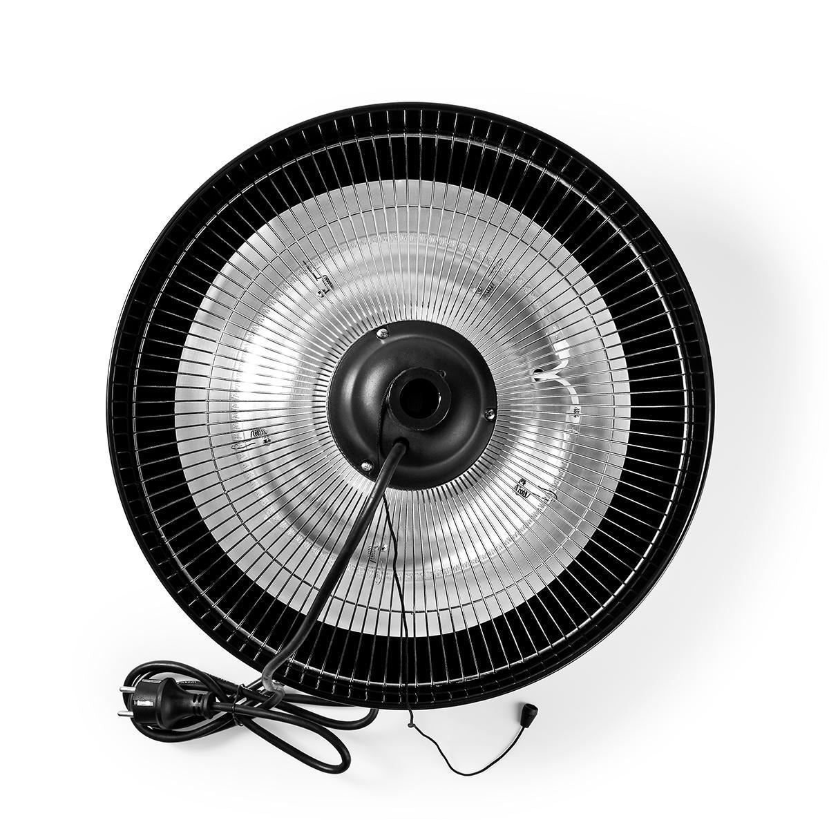 Nedis Patio Heater With Pole 200cm 1500W IP34 - HTPA16EBK