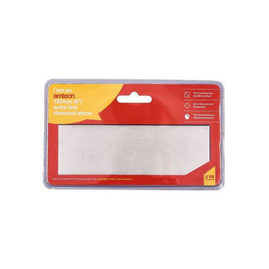 Amtech 6" Extra Fine Diamond Stone - E2560