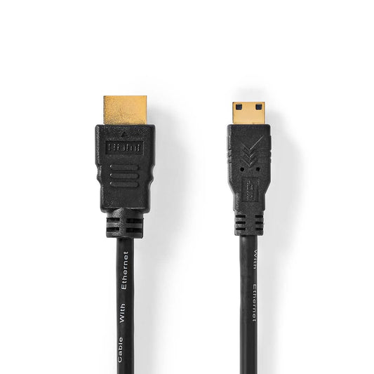 Nedis High Speed HDMI Cable w/Ethernet HDMI Mini Connector 4K@30Hz 10.2Gbps 1.5m