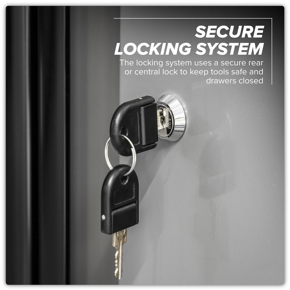 Sealey Superline Pro Black Edition Storage System with Stainless Worktop 2.04m