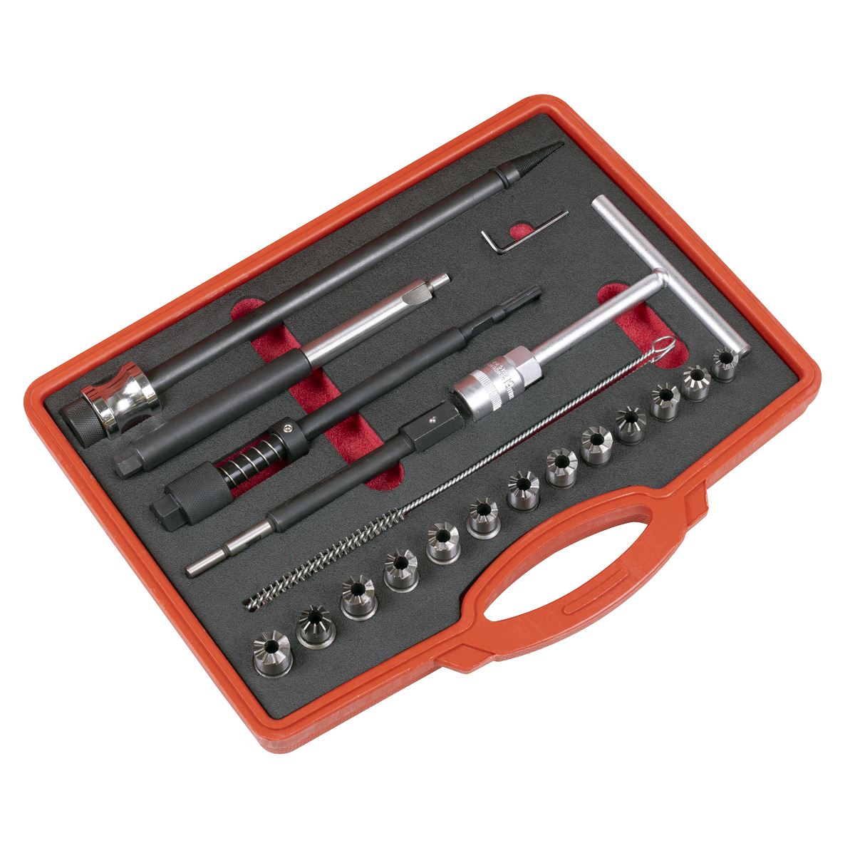 Sealey Diesel Injector Seat Cutter Set 21pc VS2070