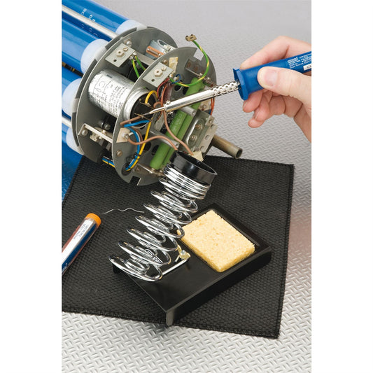 Draper SIS Soldering Iron Stand With Cleaning Sponge Heavy Duty Base Solder - 23554