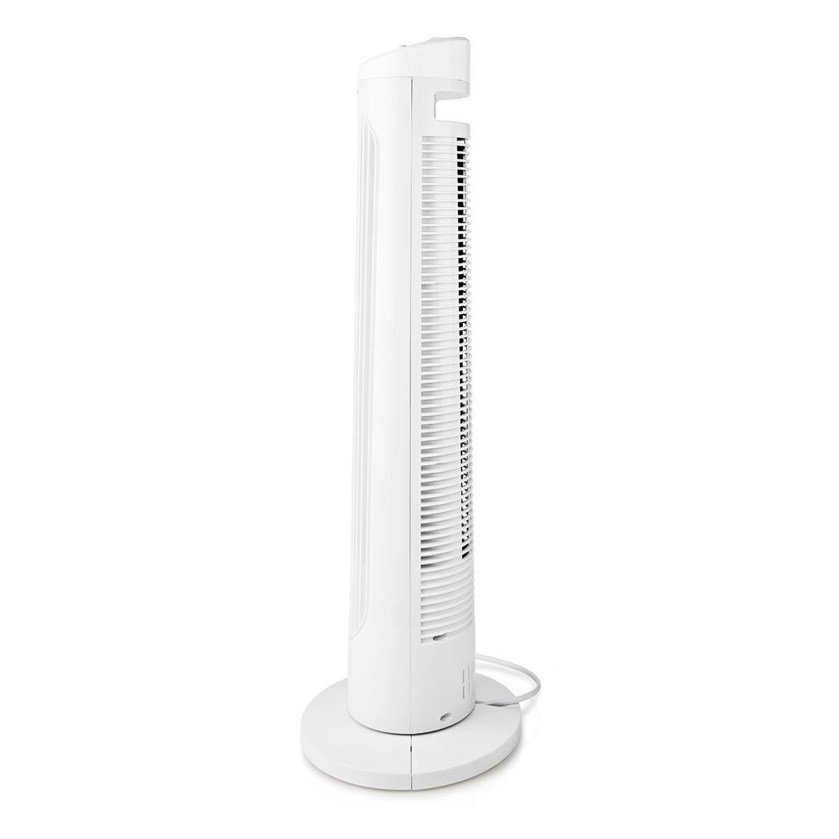 Nedis Tower Fan Height 76 cm 3-Speed Oscillation 50W White