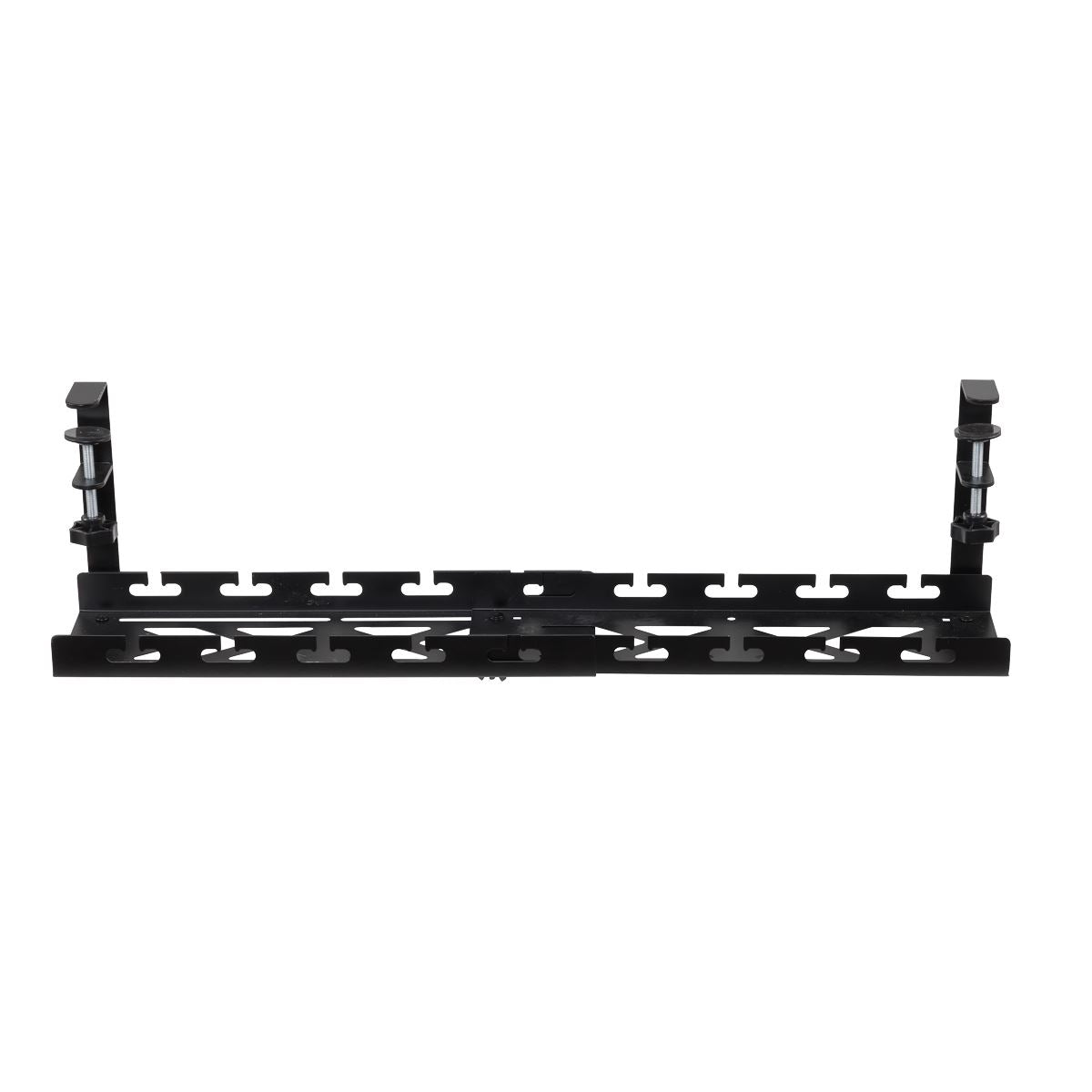 Dellonda Extendable Cable Management Tray 435/730 x 130 x 190 - Black DH276