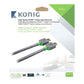 Konig High Speed HDMI Cable with Ethernet HDMI to HDMI Connector 10m grey - CVBW34000AT100