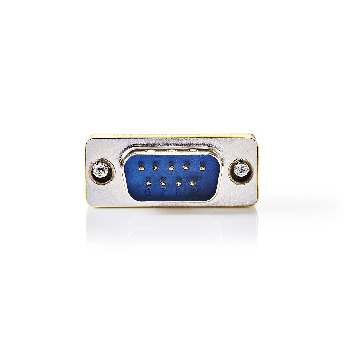 Nedis D-Sub Coupler D-Sub 9-Pin Male to D-Sub 9-Pin Female Metal CCGP52812ME