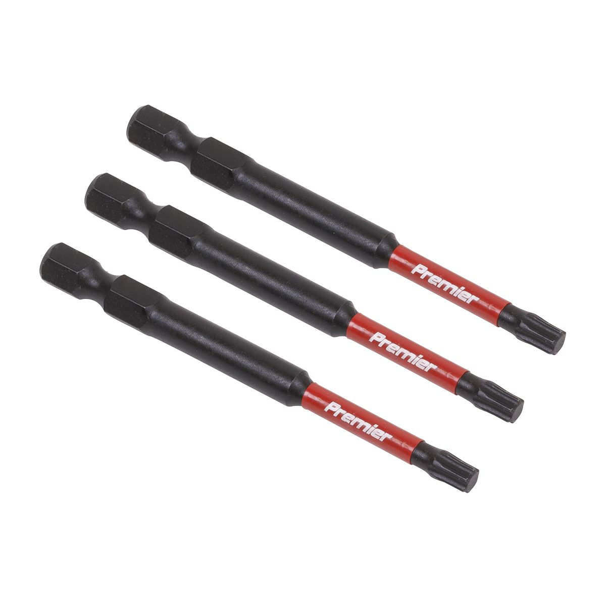 Sealey Premier TRX-Star* T25 Impact Power Tool Bits 75mm - 3pc AK8268