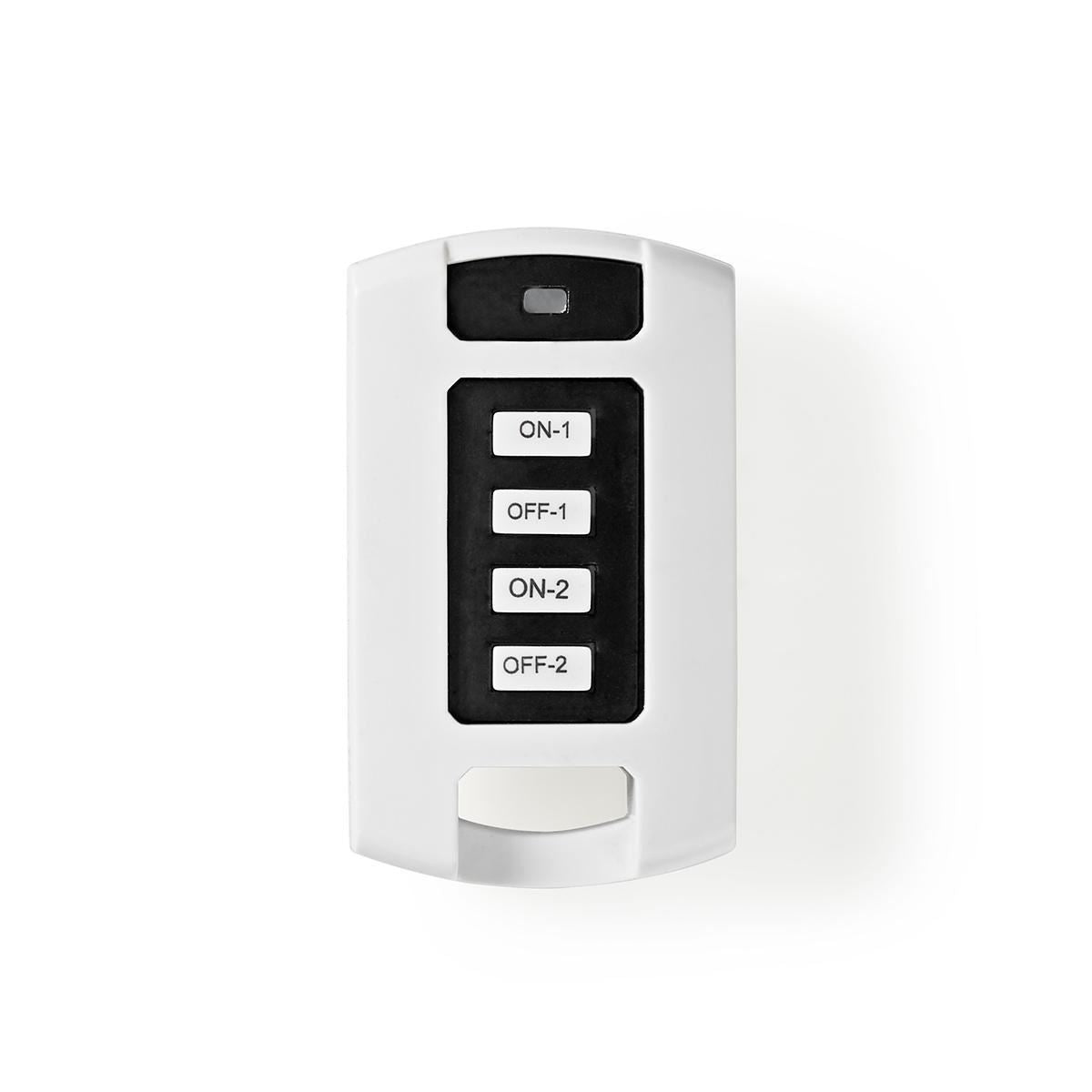 Nedis RF Remote 2 Channels Compatible with most  433.92MHz systems - RFRC220WT
