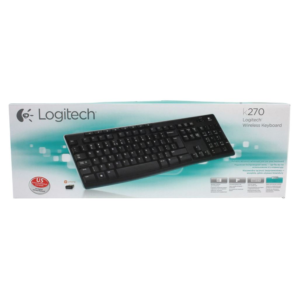 Logitech K270 QWERTY keyboard