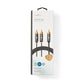 Nedis Subwoofer Cable RCA Male to 2x RCA Male 3m Gun Metal Grey Braided - CATB24000GY30