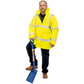 Draper High Visibility Traffic Jacket Yellow - Various Sizes - 84722