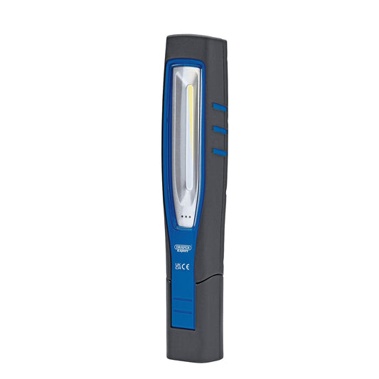 Draper COB/SMD LED Wireless/USB Rechargeable Folding Inspection Light, 7.5W