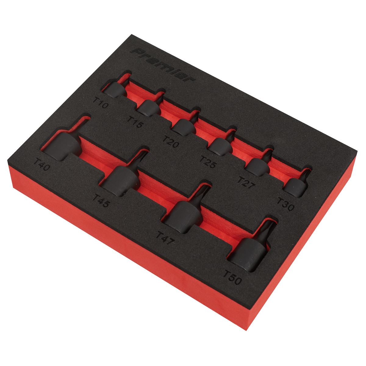 Sealey Low Profile TRX-Star* Impact Socket Bit Set 1/4" & 3/8" 10pc AK5526