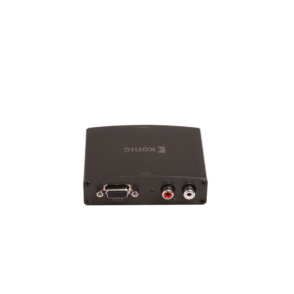 Konig HDMI Converter VGA Female + 2x RCA Female to HDMI Output