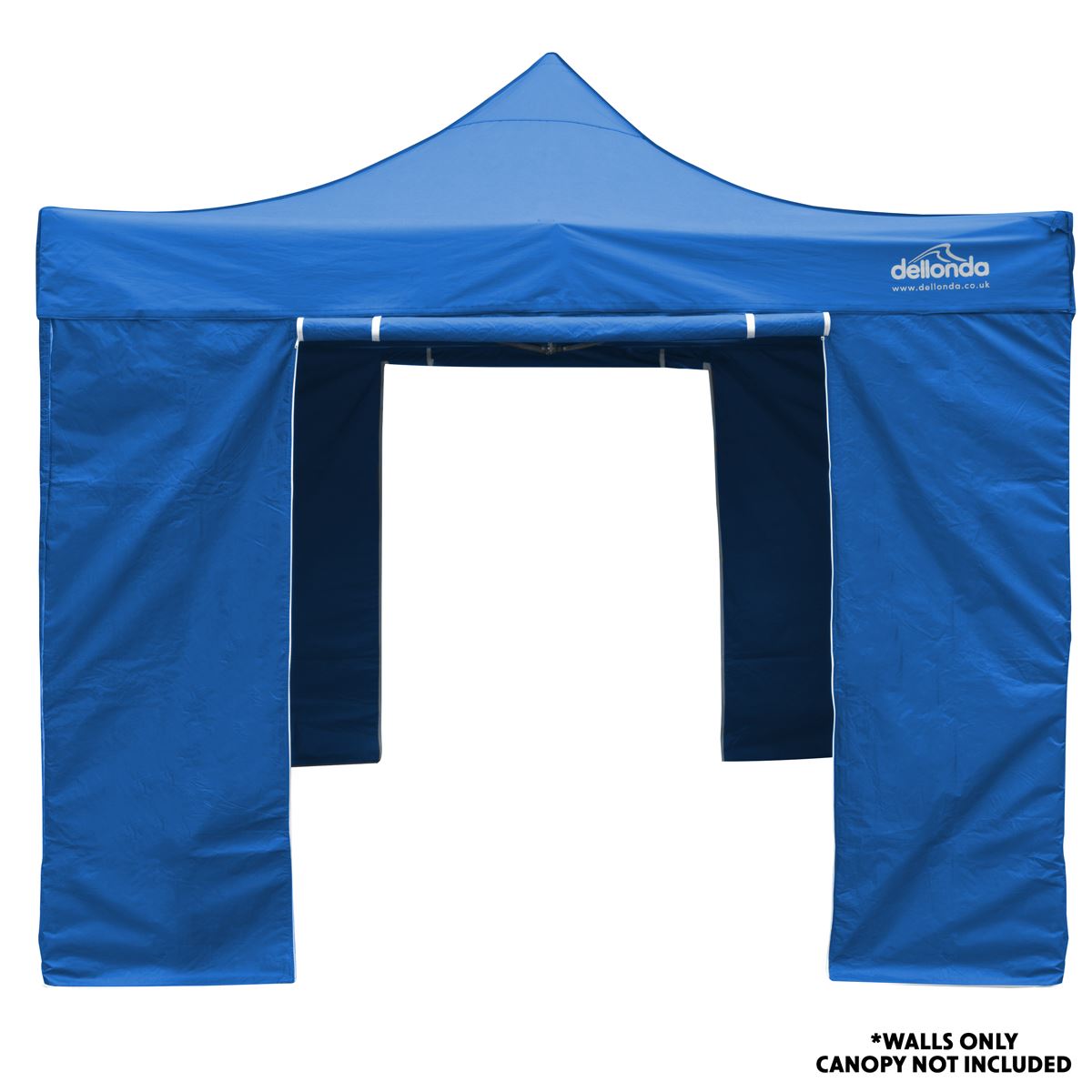 Sealey Dellonda Premium Side Walls/Doors/Windows for Gazebo/Marquee, Fits 2 x 2m Models - Blue DG143