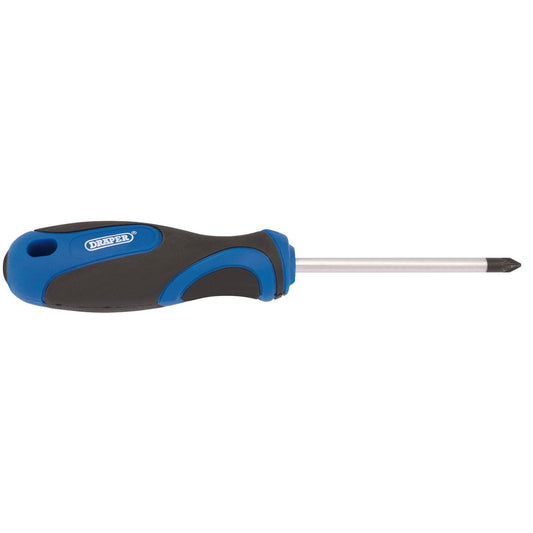 Draper 48926 No.1 x 75mm PZ Type Screwdriver with Soft Grip Handles