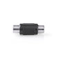 Nedis Mono Audio Adapter RCA Female to RCA Female 10 pieces Black CAGP24950BK